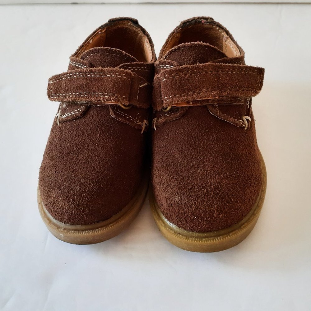 Cherokee Boys Shoes Oxford Brown Suede Size 6